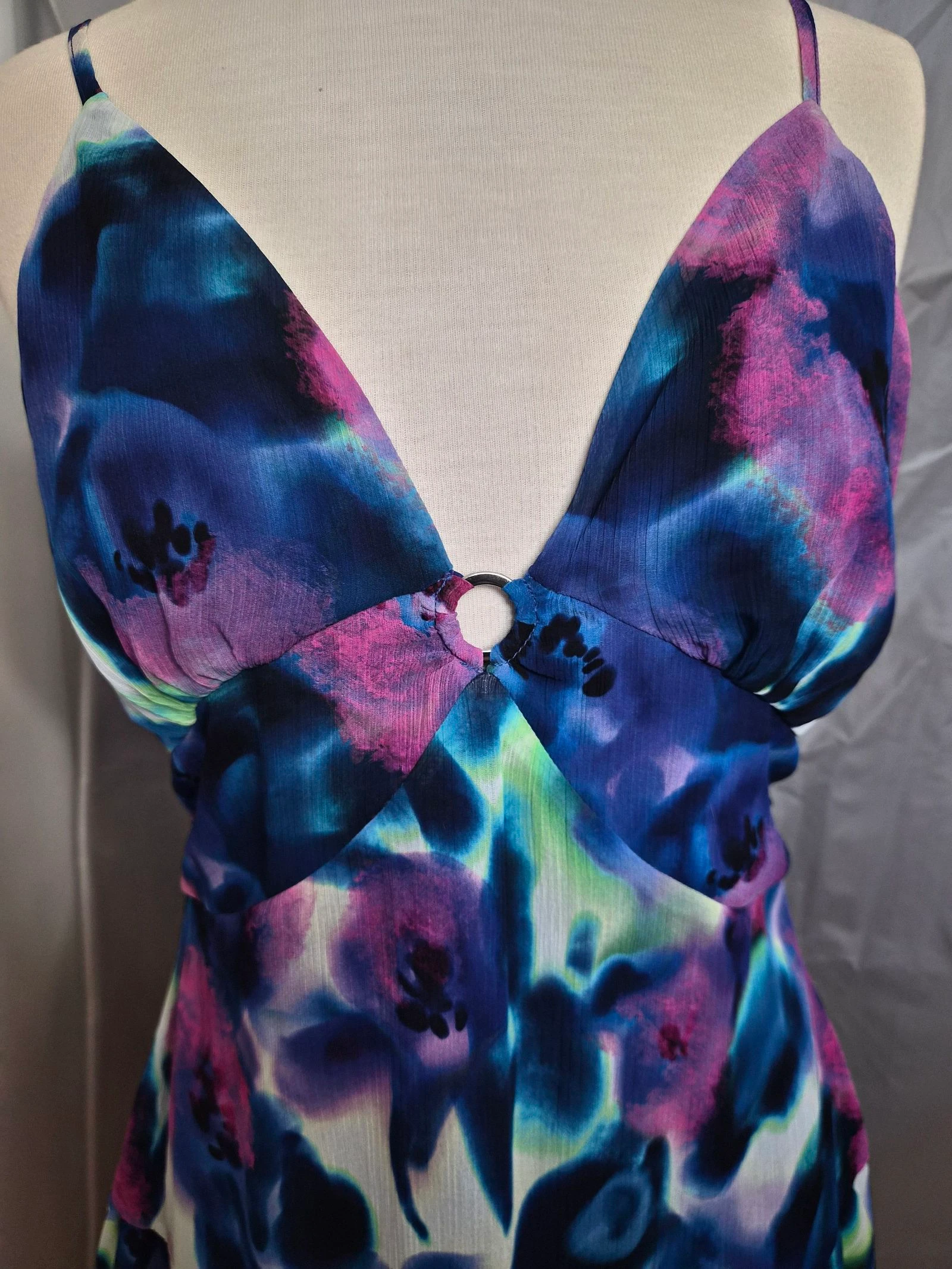 Stunning colorful Morgan dress size 42 – photo 2